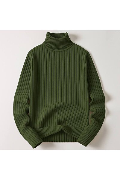 brozzi men Pulover de tricotaj cu gât pentru bărbați