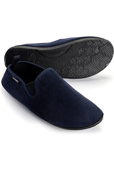 KOWAYI Mocasini albastru inchis unisex pentru cu talpa de cauciuc, marime 44-45,