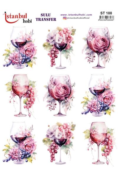 İstanbul Hobi ورق نقل مائي 25×35 سم ST-188