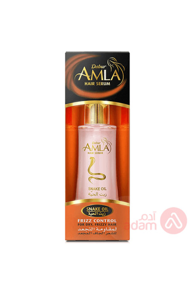 Amla دابر املاء زيت الحية لمقاومة التجعد للشعر الجاف المجعد - 50 مل