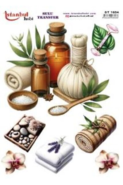 İstanbul Hobi ورق نقل مائي 25x35 سم ST-1534