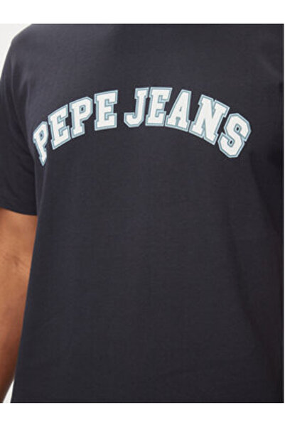 Pepe Jeans Ανδρικό T-Shirt PM509220 Μπλε Σκούρο Μπλε