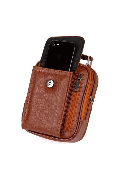 Newish Polo Messenger Bag with Cover and Pocket Small Size - Faux Leather