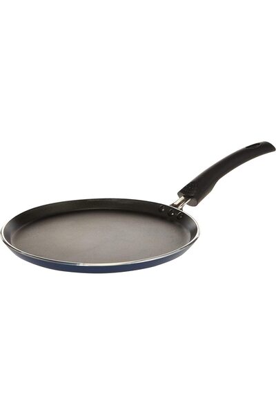 Hope مقلاة دوسا تاوا مسطحة بمقبض، 24 سم، أسود، KT0004، مناسبة للدوسا والكريب ...