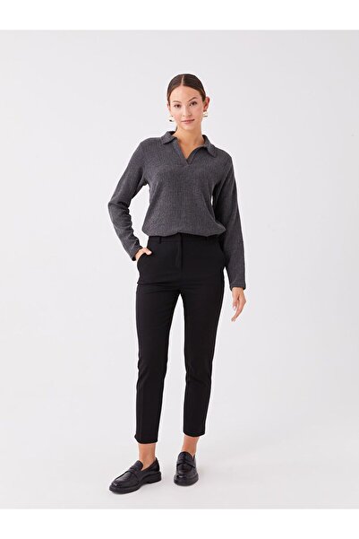 LC Waikiki Γυναικείο ίσιο παντελόνι με στενή εφαρμογή