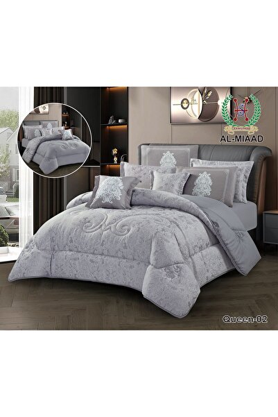 Generic 8-piece embroidered bridal bedspread