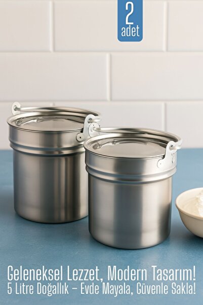 Transformacion 2-Pack Yogurt Maker – Stainless Steel 5 Liters |   Covered, Hygienic and Durable 719597