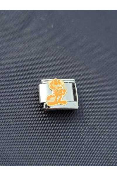 stainless steell garfield çelik italyan bileklik charmı