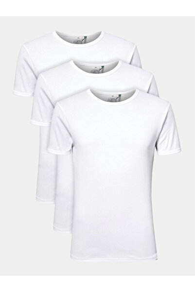 G-STAR RAW G star raw Ανδρικό Σετ 2 T-shirts D07205-124 Λευκό