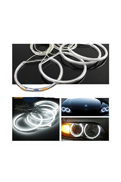 restinal BMW E36 E39 E46 ANGEL HALKA BEYAZ LED FAR ÇERÇEVESİ KALİTELİ GÜNDÜZ FAR HALKA TAKIMI