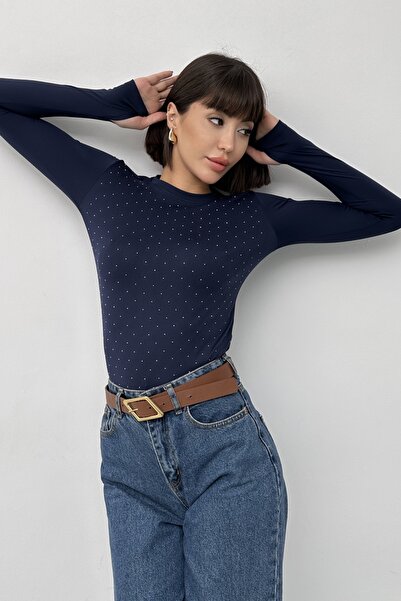 New Now LOVE IT КАМЕНЯТЬ ДЕТАЛЬНИЙ ПАЛЬЧИКОВИЙ МОДАЛЬНИЙ БЛУЗ