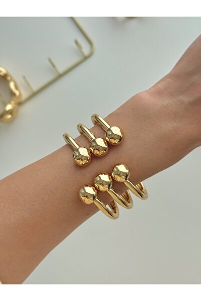 YOUES JEWELRY Çelik Kalın Kelepçe Bilezik Kadın Erkek Unisex Bileklik