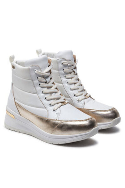 Caprice γυναικεία μποτάκια μέχρι τον αστράγαλο 9/26106/43 λευκά