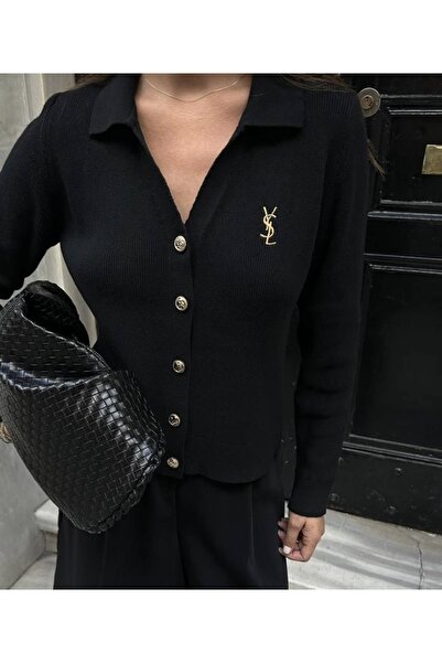 MOD10 سترة تريكو بأزرار ذهبية