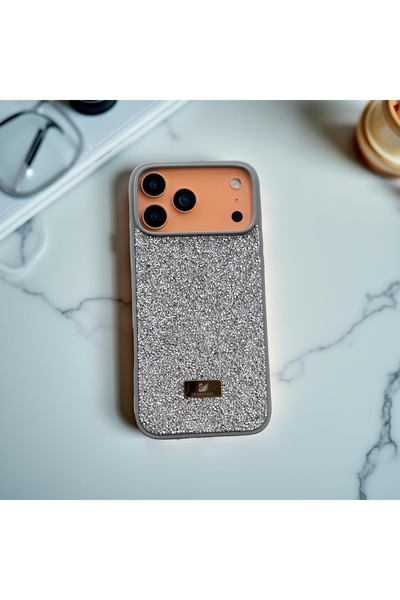 HYPERSOFT غطاء حماية متوافق مع آيفون 17 برو (6.3 بوصة) بتصميم حجر الماس اللامع