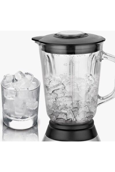 woodhub Gri Buz Kırıcı ve Baharat Öğütücü Sürahi Blender, pratik ve şık kullanım sağlar