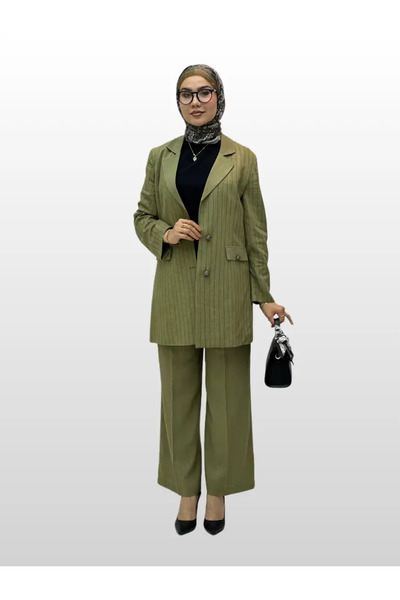 çınar özkan Çizgili Ceketli Takım 2048