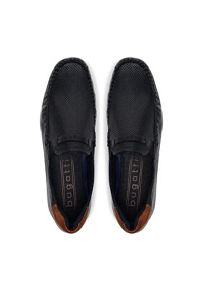 BUGATTI ανδρικά μοκασίνια 325-A2X6G-4000-4100 μπλε