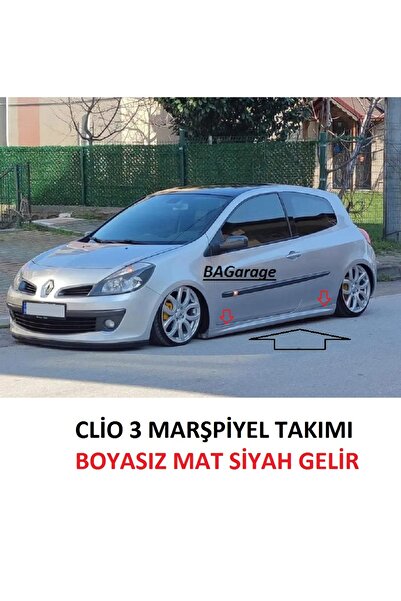 Bodykitartgarage CLİO 3 R MARŞPİYEL TAKIM(BOYASIZ)FİBERGLASS