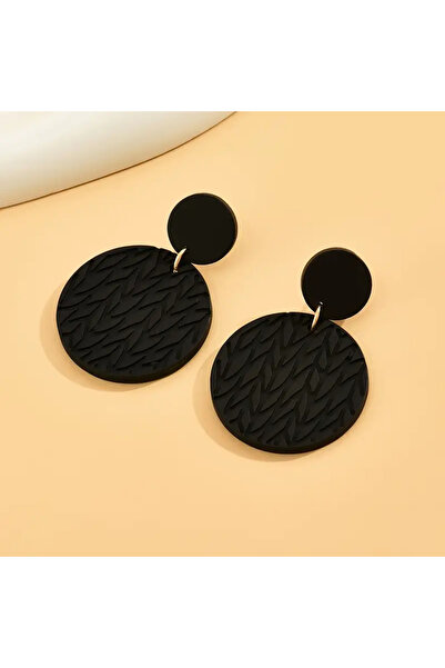 maia Yuvarlak Akrilik Küpe – Şık Günlük Model