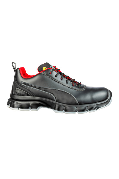 Puma Safety Condor Low Siyah Çelik Burunlu Nubuk Deri İş Ayakkabısı S3 SRC ESD 39 Numara