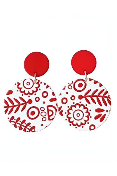 maia Round Acrylic Earrings – Stylish Everyday Model