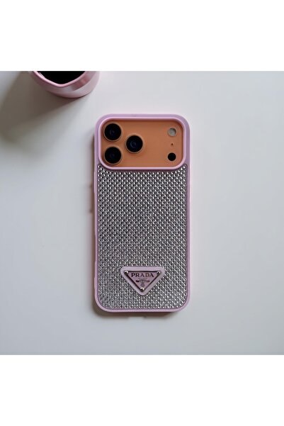 HYPERSOFT Iphone 17 Pro Max (6.9 inç) Uyumlu Parlak Pırlanta Taşlı Elmas Pull...