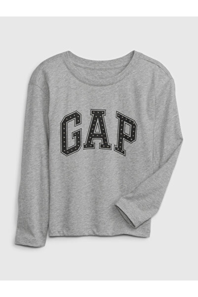GAP Μπλούζα για κορίτσια 787249 Γκρι