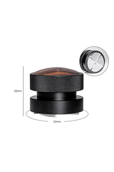 choice2 53mm Gravity 51/53/58.35mm Coffee Tamper Stainless Steel Adjustable D...