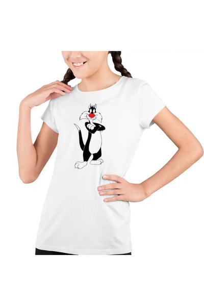 OEM Tricou Copii Fete Tweety Motanul Sylvester