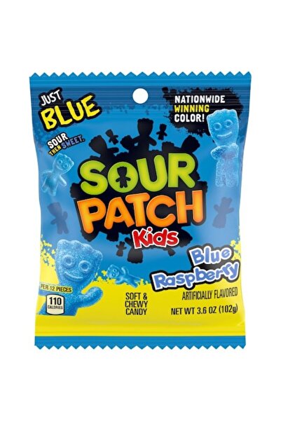 OEM Jeleuri, Sour Patch Kids, Zmeură Albastră, 102g