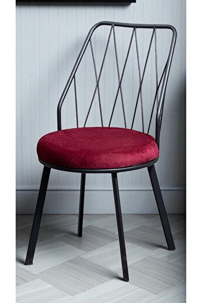 Buketim Mobilya (2Lİ) Yıldız Pro Metal Tel Sandalye Mutfak Cafe Sandalyesi