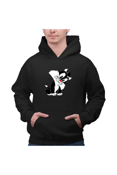 OEM Мъжки суичър с качулка Tweety Sylvester за бебета