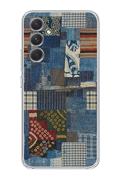 moonset Samsung Galaxy A17 Uyumlu Vintage Tasarımlı Baskılı Şeffaf Telefon Kı...