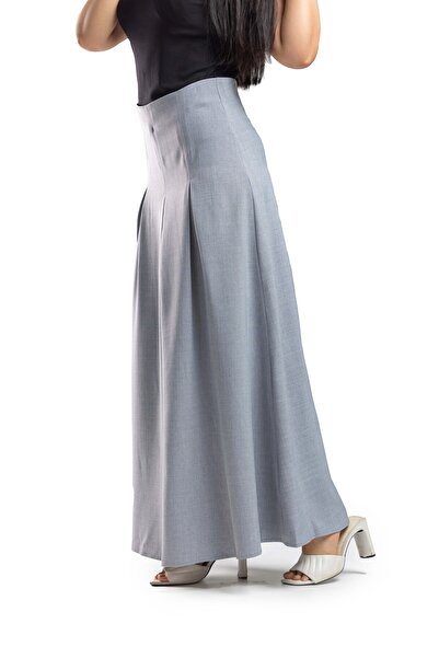 SUGA Magic crepe cloche maxi skirt