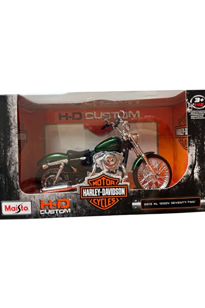 mavi su dünyası Klasik Motorsiklet 1:12 Ölçekli 18 Cm Uzunluk