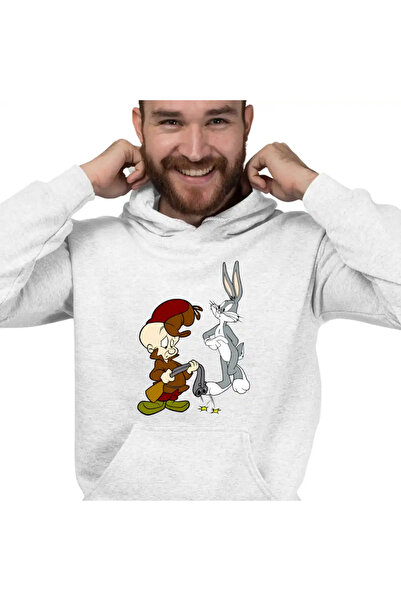 OEM Men's Hoodie Bugs Bunny Elmer Fudd
