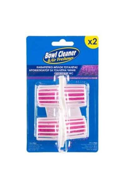 Casa Labico Deodorant pentru bloc de toaletă cu lavandă - 2 bucăți