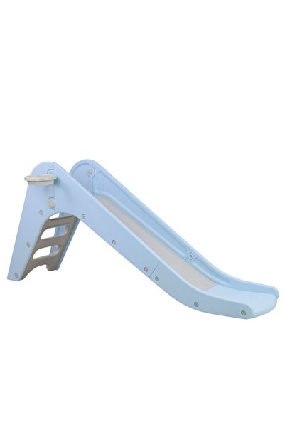 ALBADER زحليقة أطفال مع حلقة كرة سلة آمنة بتصميم زوايا مستديرة ومسار انزلاقي بطول 160 سم ودرج مدمج