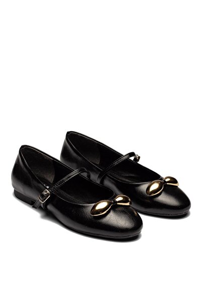 Dedos حذاء باليرينا نسائي من الجلد اللامع بحزام على شكل فيونكة 2030