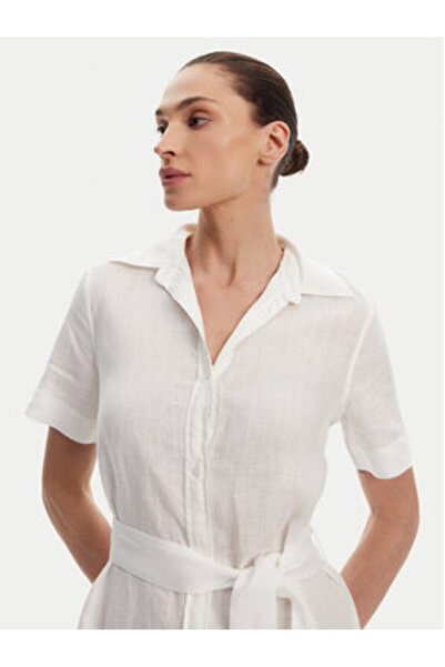 Gant Γυναικείο Φόρεμα Πουκάμισο 4503434 Λευκό