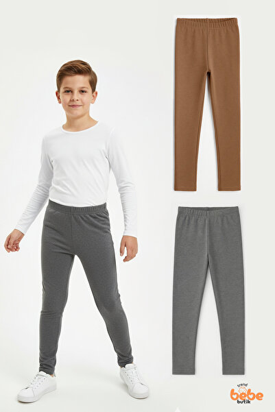 Trend Bebe Butik Момчешки 2-пакет еластични клинчета с вътрешни шорти, ежедне...