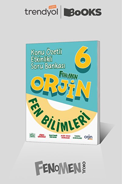 Fenomen Yayıncılık Orjin 6 Fen Bilimleri Konu Özetli Soru Bankası *Güncel Baskı