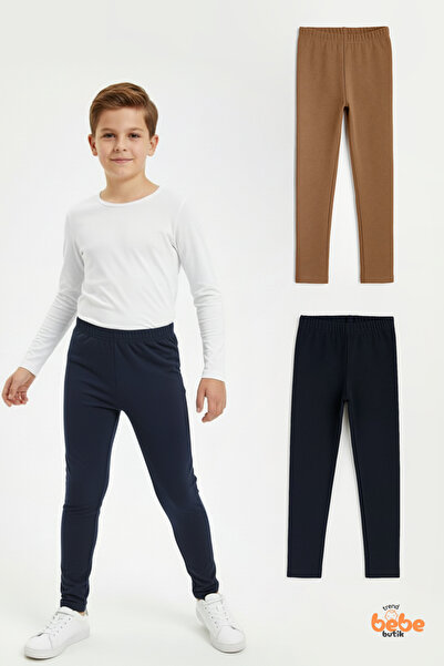 Trend Bebe Butik Момчешки 2-пакет еластични клинчета с вътрешни шорти, ежедне...