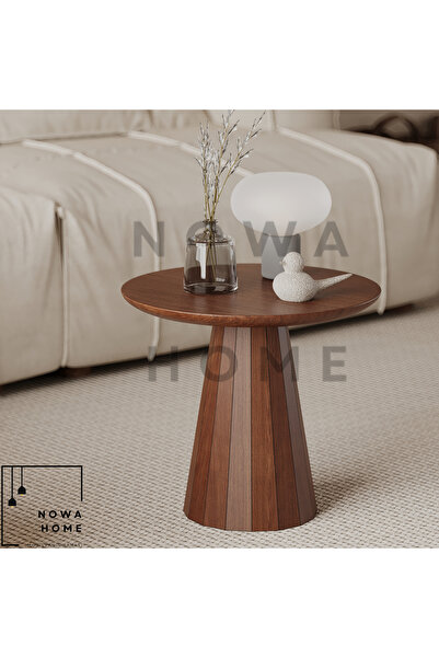 Nova Dizayn Köşeli Ahşap Yan Sehpa