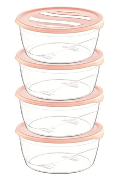 just cheap store Krizma round storage container 4 piece no:1 royaleks-çnk2153