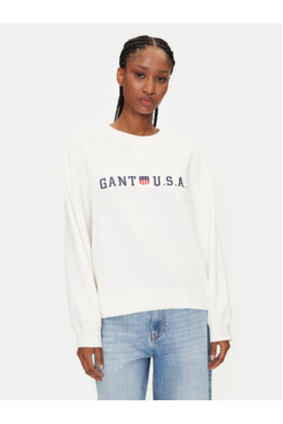 Gant Γυναικείο Φούτερ 4200577 Λευκό