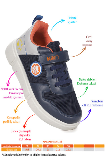 KARAMAZI Nicce Чоловічі дитячі спортивні кросівки на липучках