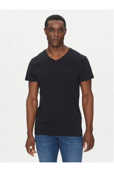 Gant Σετ 2 ανδρικών μπλουζών 900012018 Μαύρο