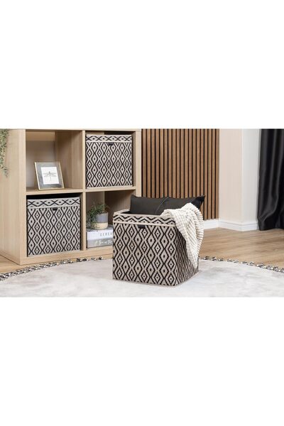 Buclee منظم داخل الخزانة - منظم الرفوف وصندوق التخزين - سلة تنظيم قابلة للطي